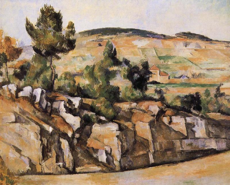 Paul Cezanne Provence mountain Norge oil painting art